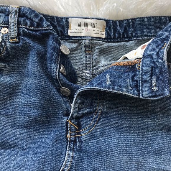 Free People “We the Free” Denim Skirt size 28 - Picture 2 of 3
